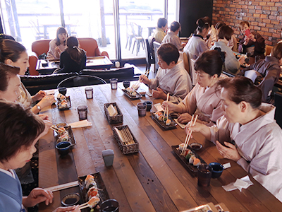 教室後の“お楽しみ会”